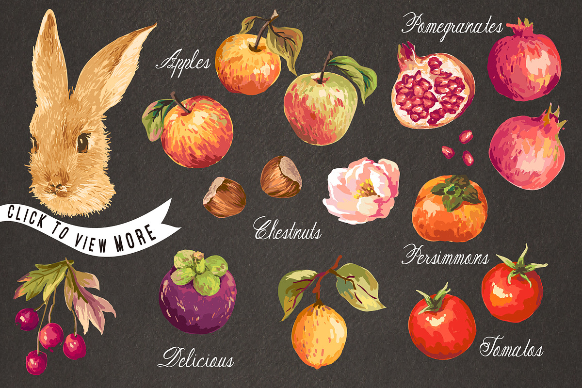 Hand drawn autumn collection, an Illustration by Graphic Box (Photo 3 of 5)