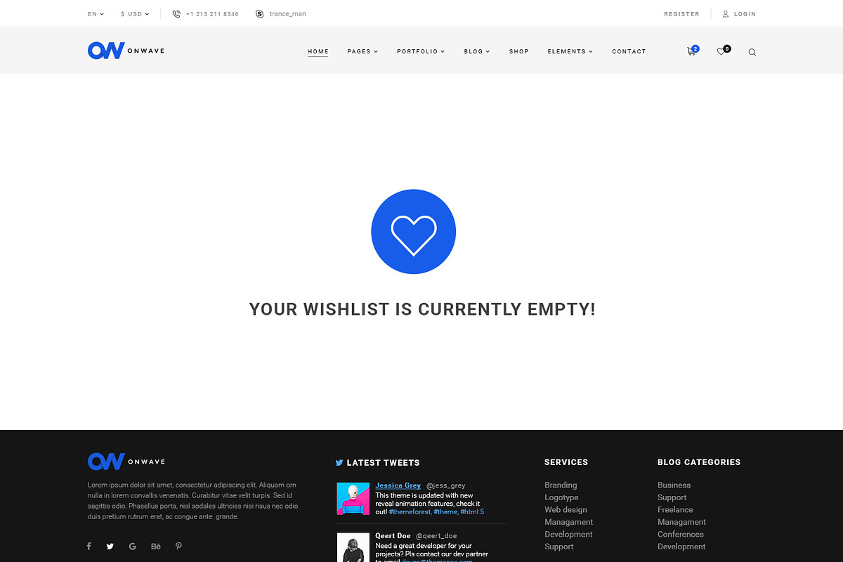 OnWave — Multipurpose PSD Template, a Websites & App Template by ScienteCraft (Photo 35 of 51)