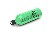 Metal Bottle Tumbler Mockup Template, a Household Mockup by DesignRushMarket (Thumbnail 4 of 6)