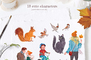 Autumn in the park, an Animal Illustration by Funnystore (Thumbnail 10 of 13)