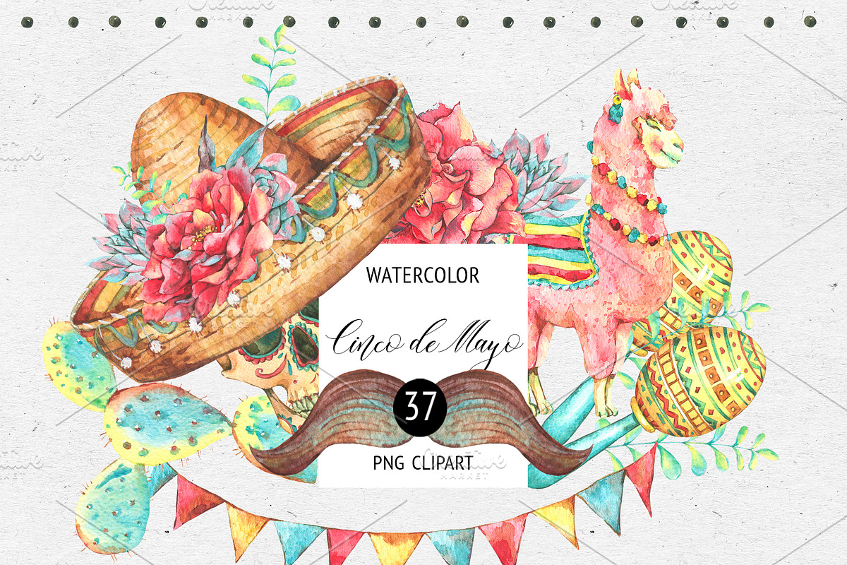Cinco de Mayo Fiesta Clipart, an Illustration by Depiano (Photo 3 of 12)