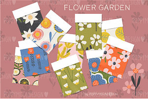 Flower Garden Pattern Bundle