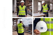 Safety Construction Vest Mockup Set, a Hoody Mockup by Country4k (Thumbnail 5 of 5)