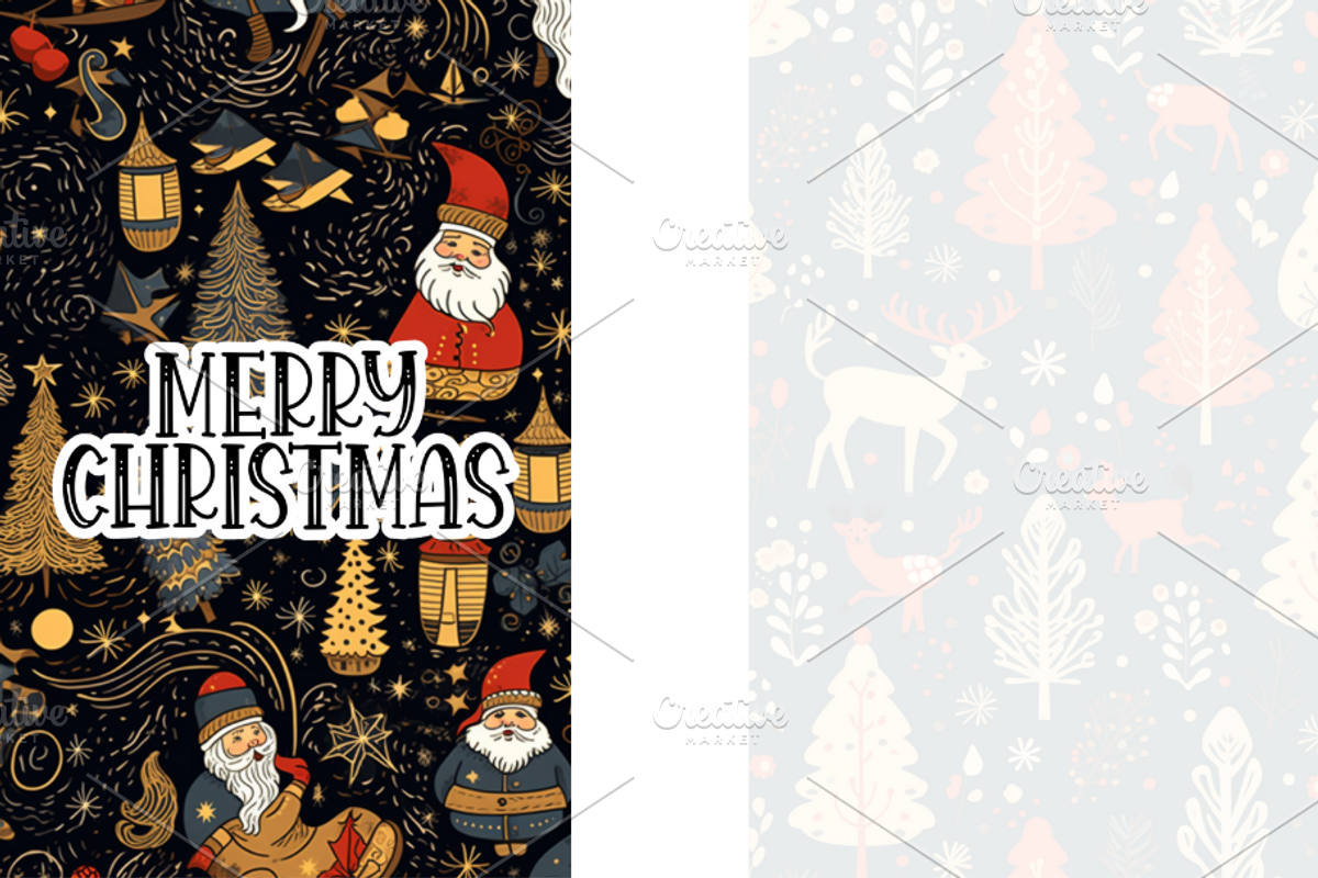 Christmas Card Design Bundle 14, a Card Template by Jay Major Designs (Photo 9 of 10)