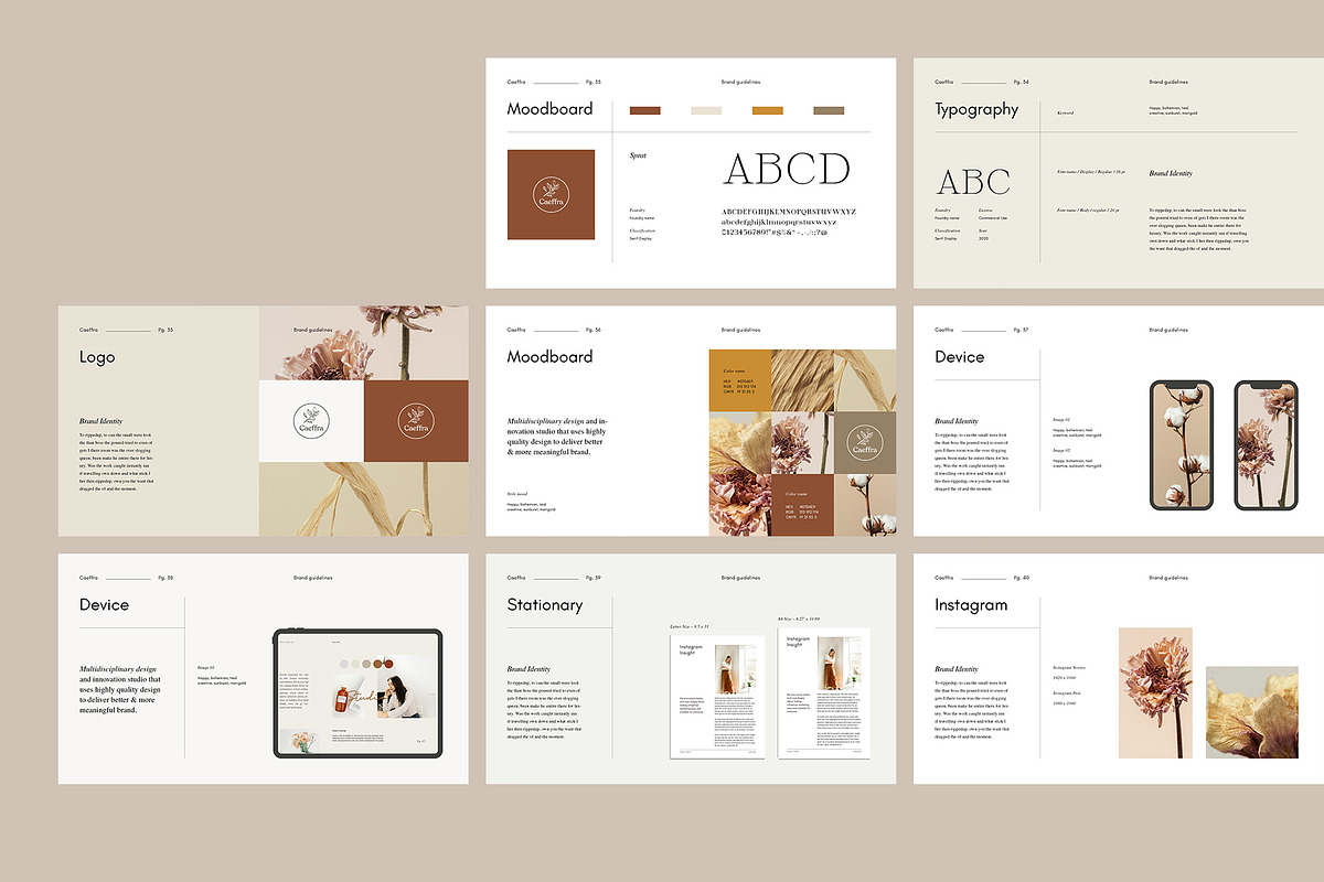 CAEFFRA - INDD/PPTX Brand Guidelines, a Presentation Template by Elokka Std. (Photo 12 of 12)