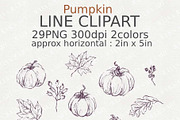 fall pumpkin clipart, an Illustration by JULIA x JULIE's ART (Thumbnail 9 of 20)