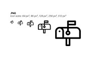 50 Contact Us Icons, an Outline Icon by Side Project (Thumbnail 5 of 8)