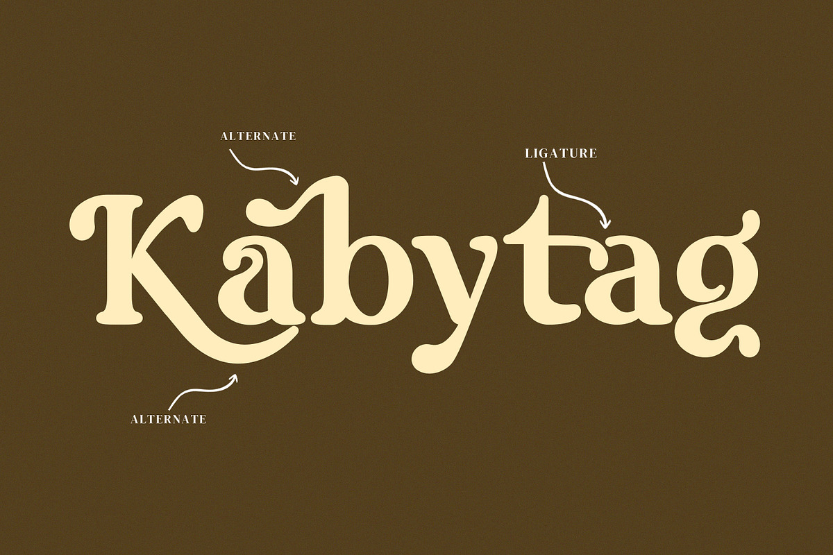 Kabytag Serif Fonts, a Serif Font by mahstudios (Photo 10 of 14)