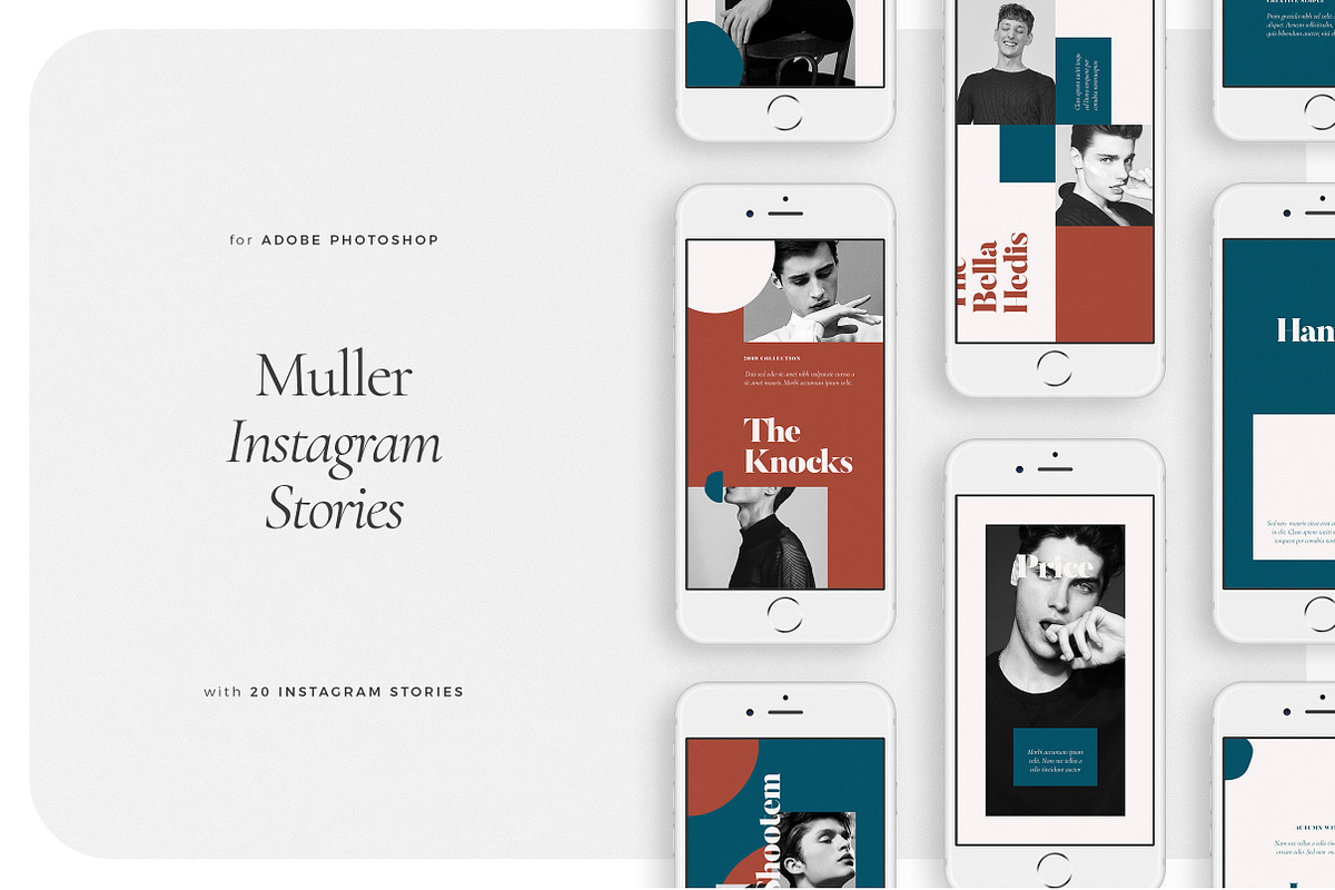 MULLER Instagram Stories, a Social Media Template by Aprilea (Photo 1 of 7)