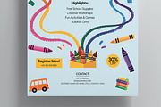 Back To School Flyer, a Flyer Template by MightyDesign (Thumbnail 3 of 8)