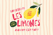 Les Limones Ugly Sans, a Handwritten Font by Nicky Laatz (Thumbnail 1 of 11)