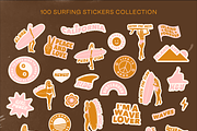 Retro Stickers Surfing Summer Vibes, an Object Graphic by Ayya Studio (Thumbnail 11 of 15)