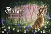Ostara Celtic Spring Watercolor Set, an Illustration by Fluffy Unicorn (Thumbnail 1 of 12)
