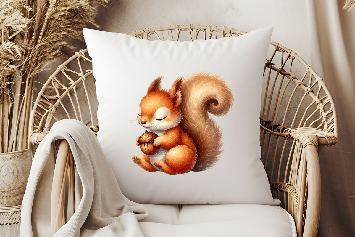Cute Animals Watercolor Clipart, an Illustration by Libby Wishes (Photo 8 of 10)
