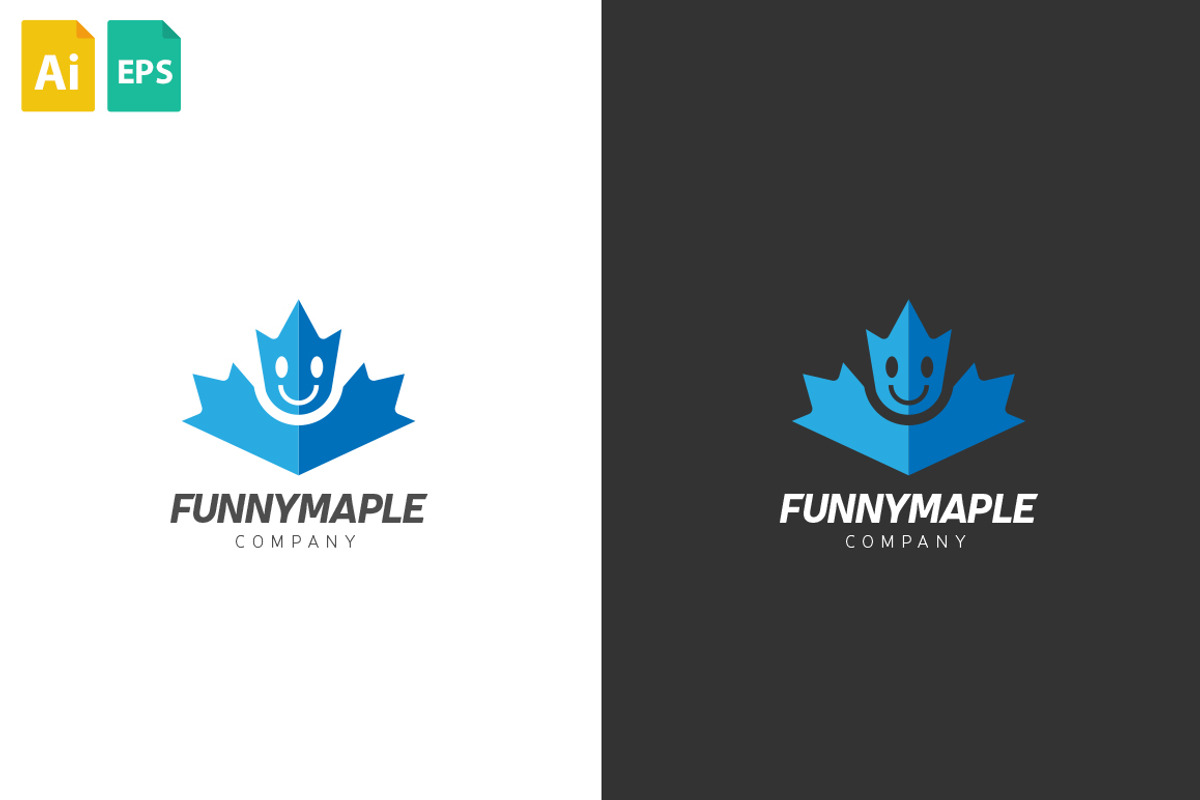 Funny Maple Logo, a Branding & Logo Template by Schneider Design Store (Photo 2 of 2)