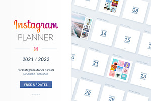 Instagram Planner 2022 PS