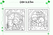 Secret Forest Coloring Pages Vol. 2, a Decorative Illustration by Design Station (Thumbnail 2 of 4)