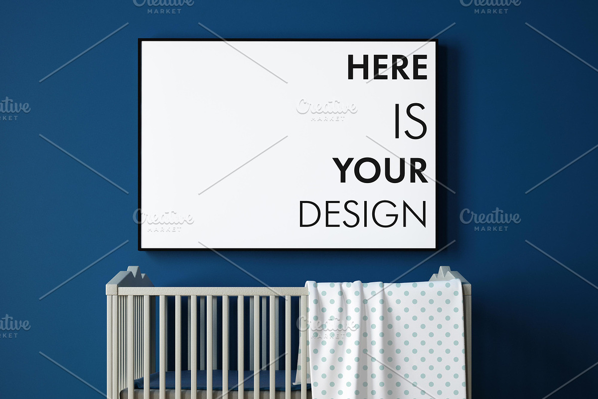 10 Mockups children's room, a Print Template by FilL239 (Photo 5 of 10)