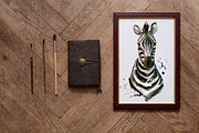 Set zebra portraits .4 styles, an Animal Illustration by art_mouse (Thumbnail 7 of 8)