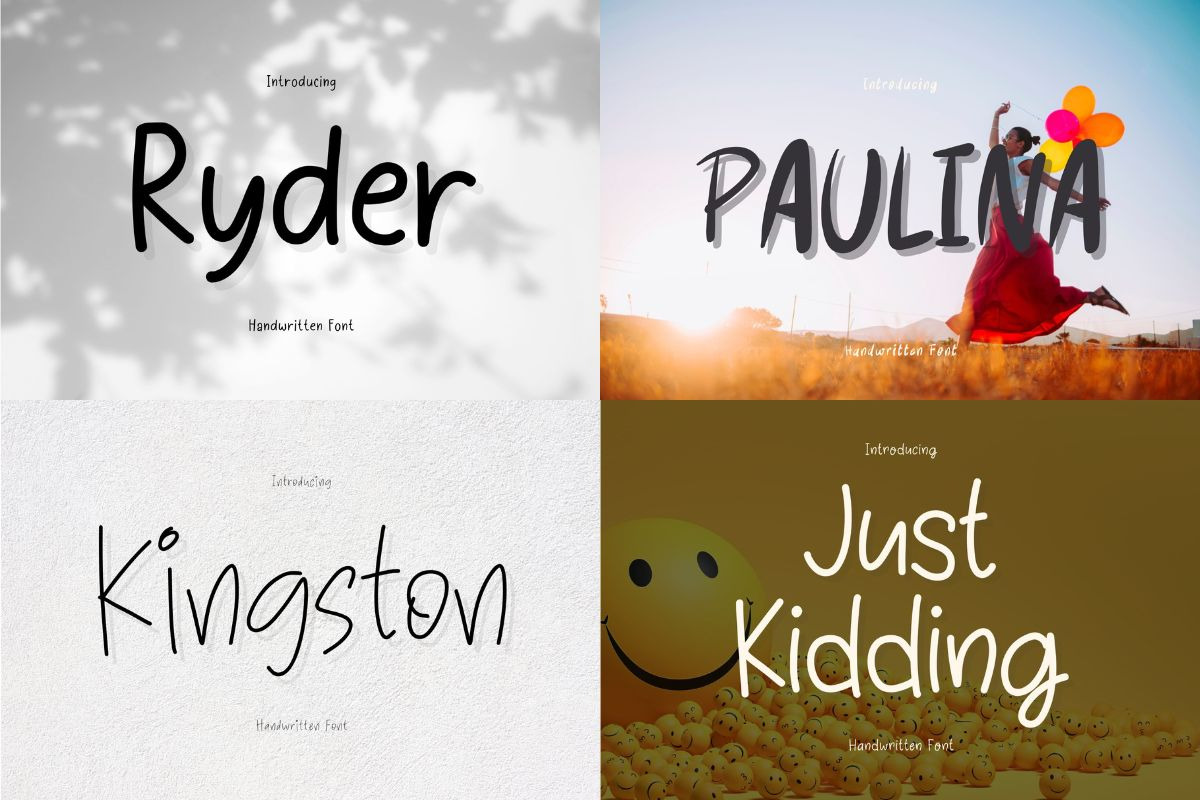 HANDWRITING FONT BUNDLE VOL. 13, a Handwritten Font by Brown Cupple (Photo 4 of 6)