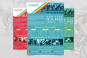 Cycling & Bike Racing Flyer Template