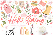 Hello Spring, an Object Illustration by Alina Sh (Thumbnail 1 of 8)