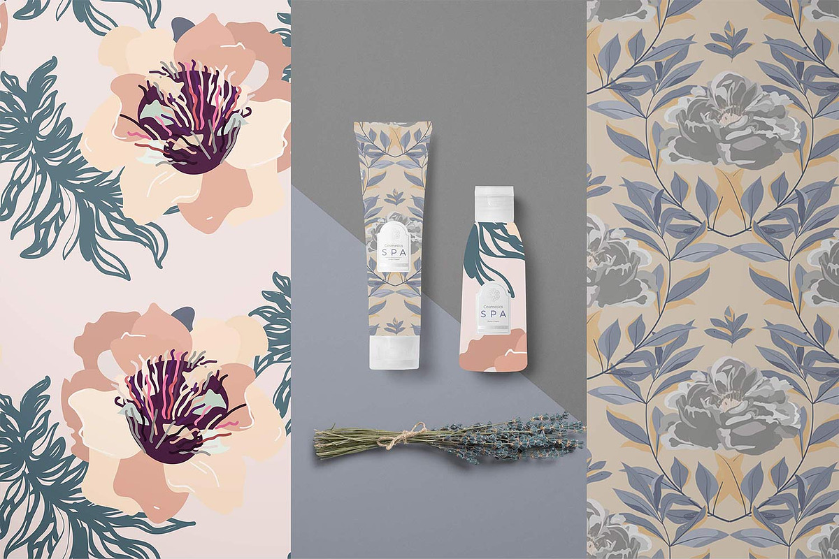 Floral seamless vector bundle, a Pattern Graphic by PatternsBlooming (Photo 11 of 19)