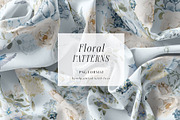 Watercolor Blue White flowers, a Decorative Illustration by Grace Noboa Illustrations (Thumbnail 9 of 14)