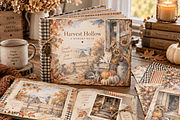 Harvest Hollow 12x12 Autumn Back, a Background Graphic by Coco Bloom (Thumbnail 2 of 4)