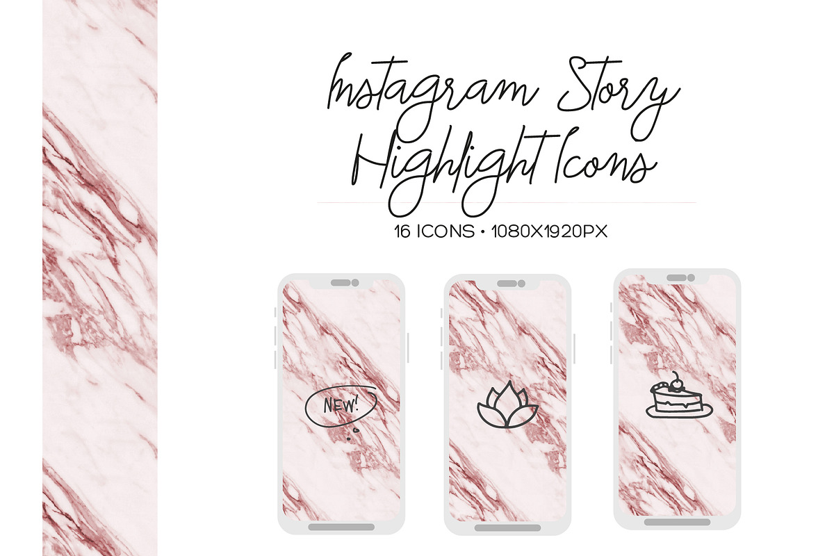16 Instagram Stories Highlight Icons, a Social Media Template by The Brand Pub (Photo 3 of 3)