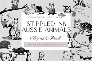 Australian Animals SVG Clipart