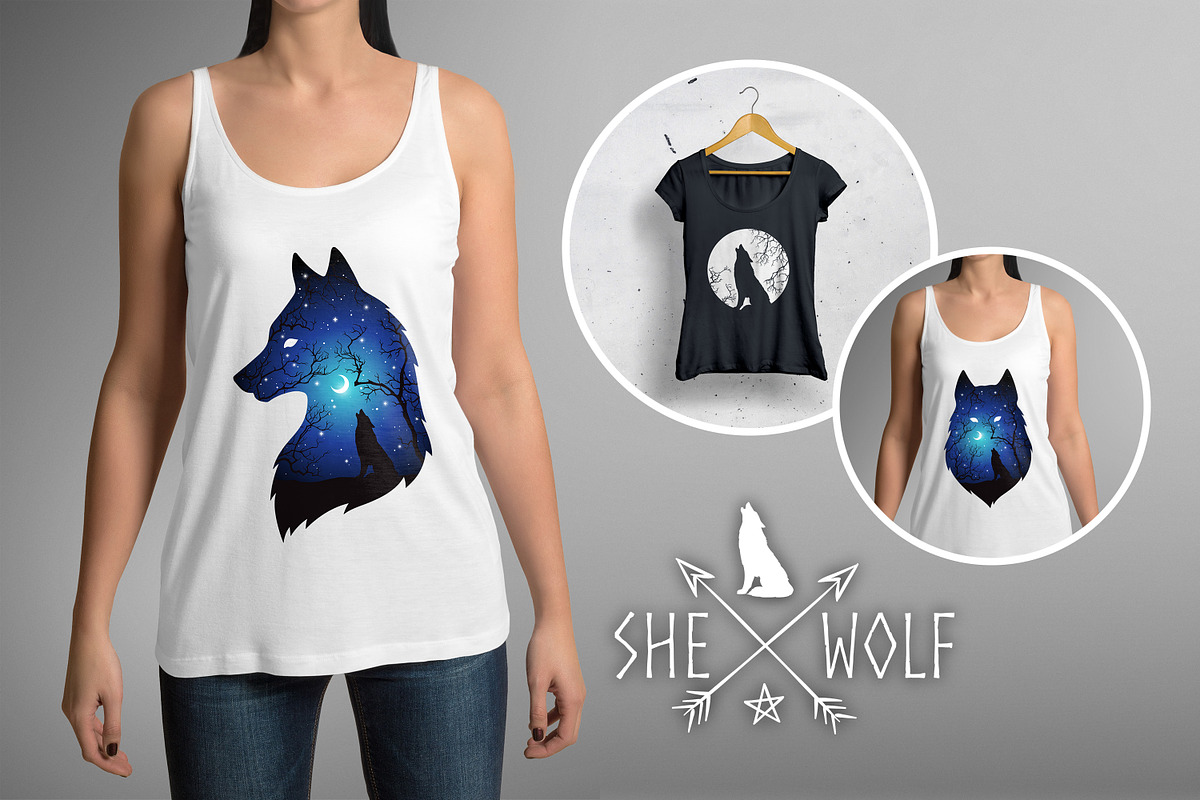 She Wolf, an Animal Illustration by Croisy (Photo 2 of 6)
