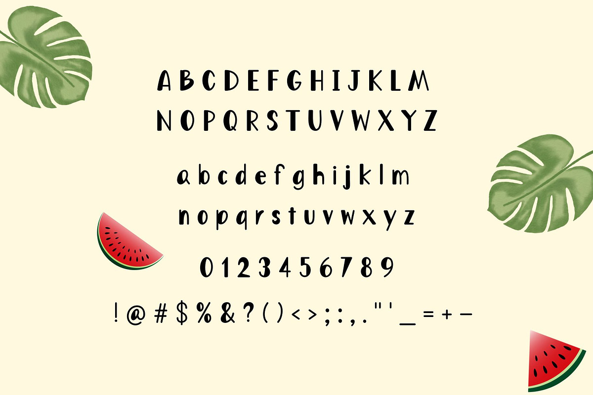 Watermelon Handwriting Font, a Handwritten Font by Ruddean2109