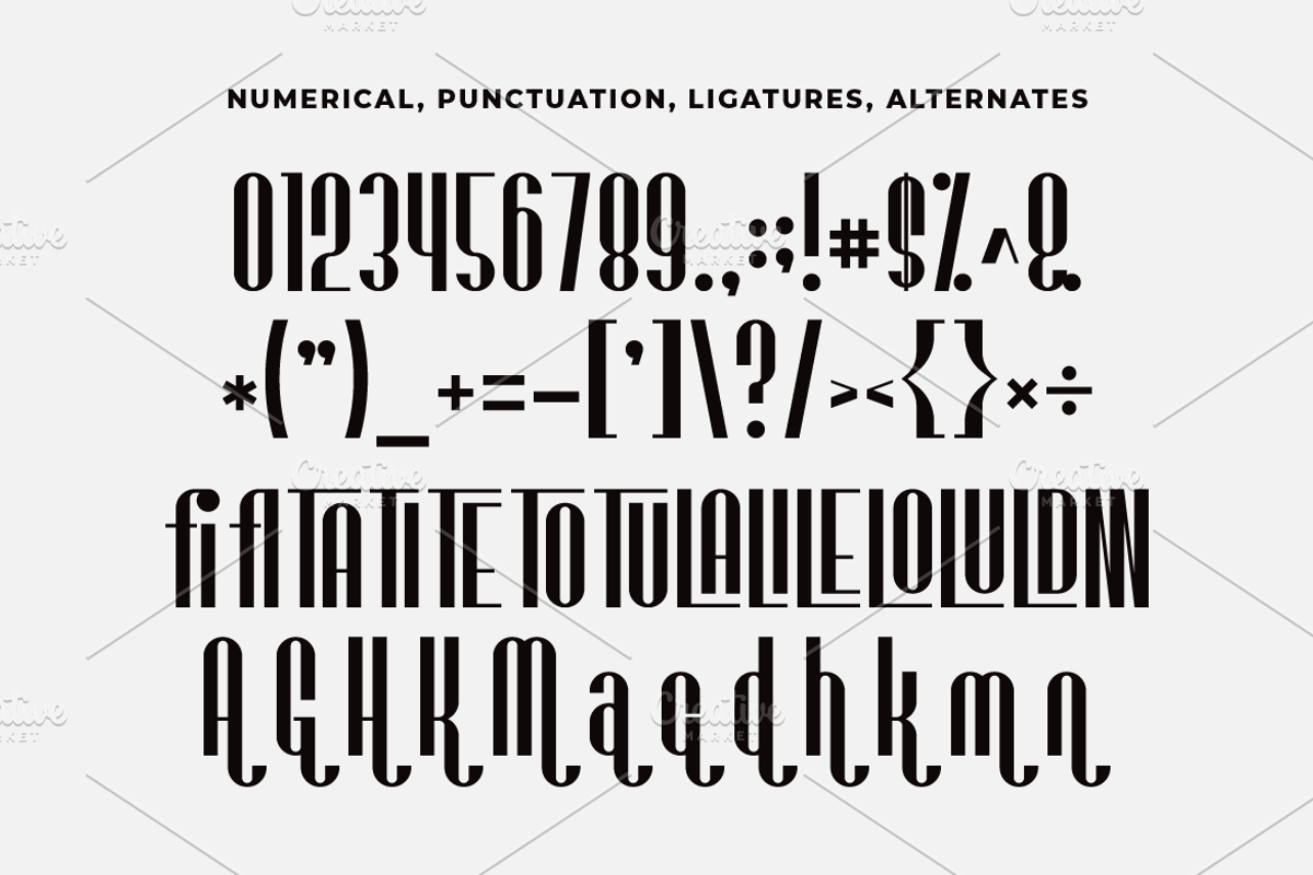 Kilabara Condensed Sans Serif, a Sans Serif Font by Artiveko (Photo 6 of 10)