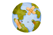 Earth Day Save the Planet Clipart, a Seasonal Illustration by the_myro (Thumbnail 4 of 7)