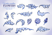 Winter acanthus Flowers, a Decorative Illustration by L- design studio (Thumbnail 2 of 7)