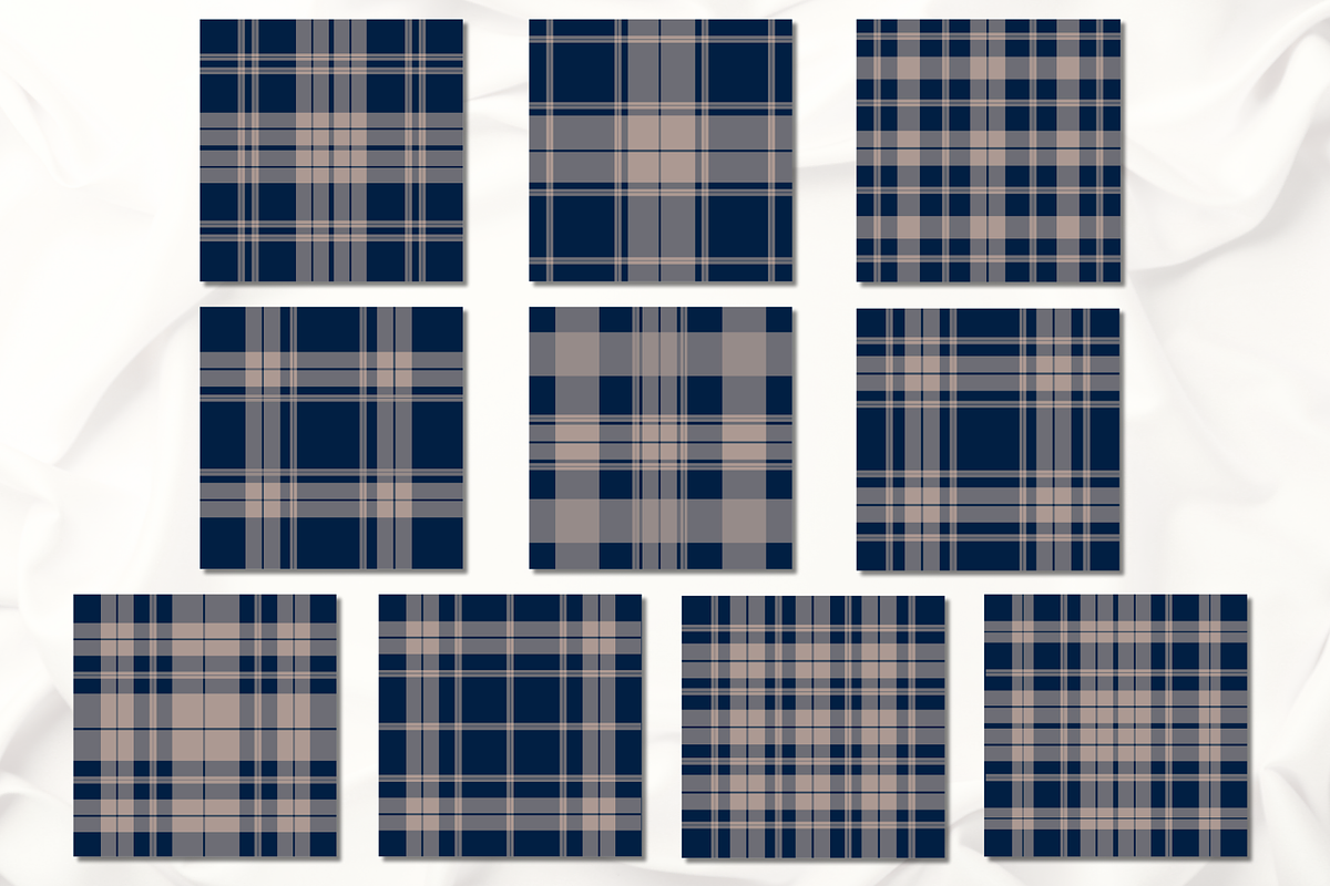 Plaid Tartan Seamless Pattern, a Pattern Graphic by wind mill (Photo 2 of 2)