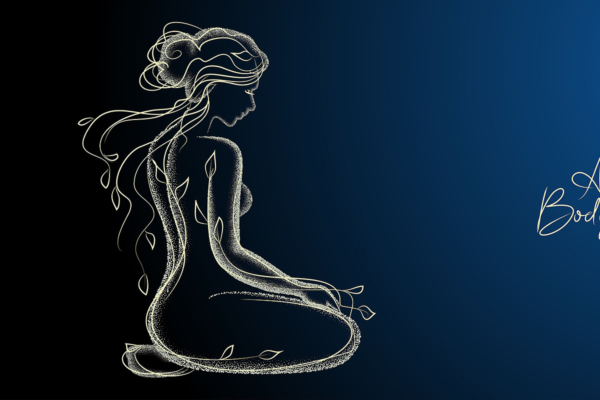 Abstract female body silhouette., a Person Illustration by Valenty (Photo 3 of 3)
