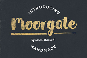 Brush Script Font Moorgate