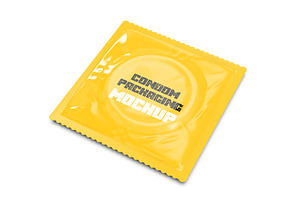 Condoms Packaging Mockup