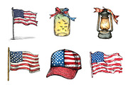 American Flag Sublimation Design, an Illustration by CreationArt (Thumbnail 3 of 5)