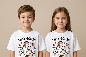 Silly Goose Club Member T-Shirt PNG, a Shirt Mockup by Vector Stall