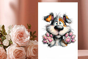 Funny Whimsical Dogs Clipart Set, an Animal Illustration by fashionaddict (Thumbnail 7 of 7)