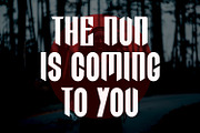 Tsagaru Modern Horror Blackletter, a Blackletter Font by Maulana Creative (Thumbnail 5 of 7)