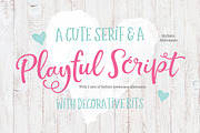 The Simply Sweet Font Duo, a Script Font by Nicky Laatz (Thumbnail 9 of 12)