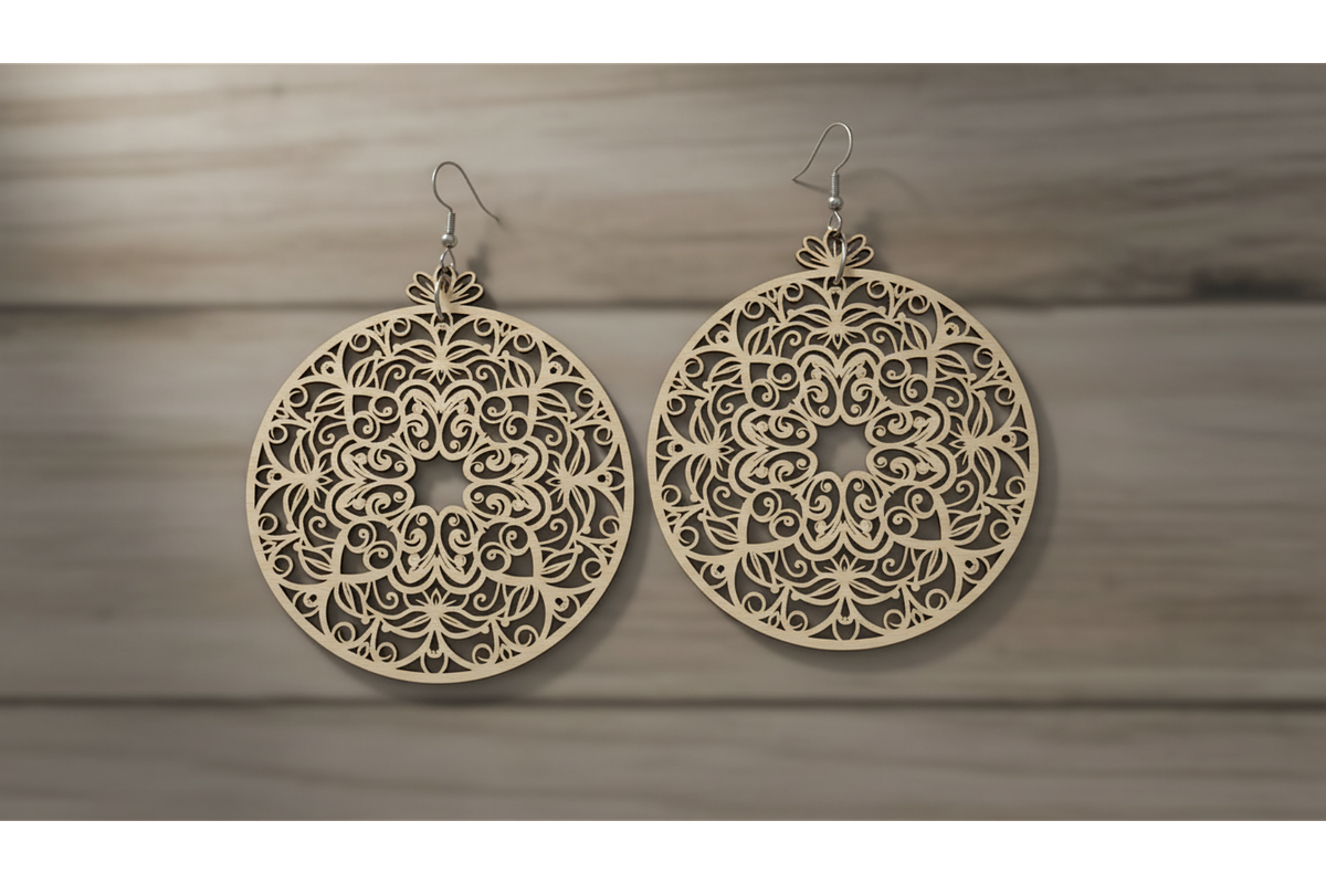 Flower Cut Earrings Pack, a Graphic by musafir_fashion (Photo 10 of 11)
