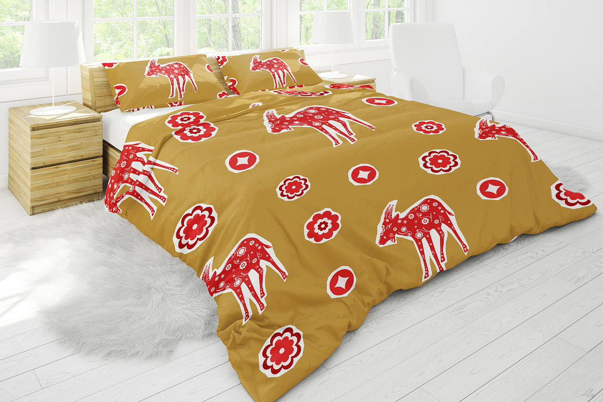 Goat Pattern, a Pattern Graphic by Groovy Arts (Photo 2 of 5)