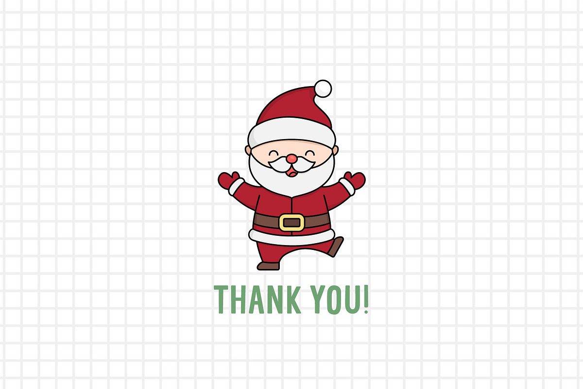Kawaii Christmas clipart, an Illustration by Lexi Claus (Photo 6 of 6)