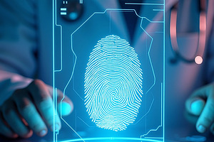 Scientists Use digital fingerprints, a Technology Photo by Stock Shape