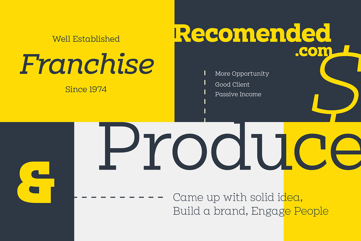 Clab; 18 fonts, a Slab Serif Font by Eko Bimantara (Photo 2 of 11)